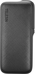 Telesin powerbank og oplader til batterier GOPRO HERO 12/11/10/9/8/7/6/5, 10.000 mAh
