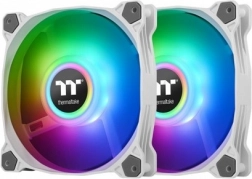 Ventilator Thermaltake Pure Duo 12 ARGB Sync Radiator Fan 2-pakke hvid