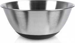 Rustfri stålkøkkenskål med skridsikker bund 19 cm, 1,2 l
