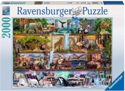 Puslespil Ravensburger Kongerige af vilde dyr 2000 brikker
