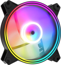 Ventilator volcano apex 120 argb reverse 120 mm sort