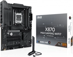 Asus X870 Max Gaming WiFi 7 – AM5 bundkort med DDR5, HDMI og USB‑C