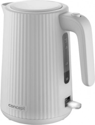 plastisk elkedel 1,7 l hvid