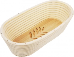Rattan hævekurv til brød 1,5 kg, 32 × 15 × 9 cm