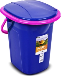 Bærbart toilet GreenBlue blå-lyserødt
