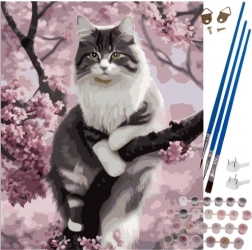 Maling efter tal 40 × 50 cm – killing på lærred