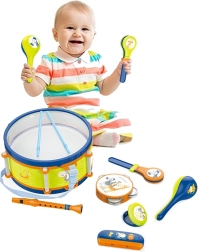 PLEJO-tromme med musikinstrumenter