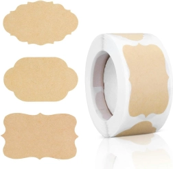 Da328 etiketter til glas 300 stk.