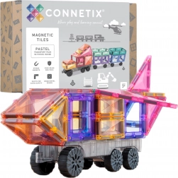 Connetix Pastel Transport Pack magnetiske byggesæt 50 dele