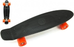 Pennyboard 60 cm med metalakser og bæreevne på 90 kg – sort