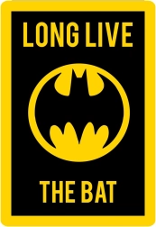 Dørmåtte Batman 80 × 120 cm – licenseret polyester måtte