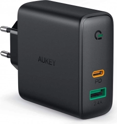 Væglader AUKEY PA-D3 2×USB med Power Delivery 60 W