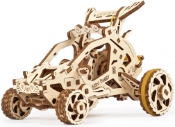 Træmekanisk 3D-puslespil mini buggy UGEARS, 80 dele