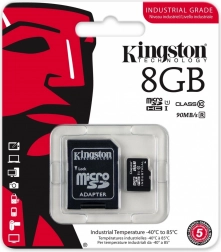 Industrielt microSD-kort 8 GB UHS‑I Class 10 KINGSTON