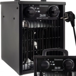 Elektrisk bærbar varmeblæser 3 kW KAMINER