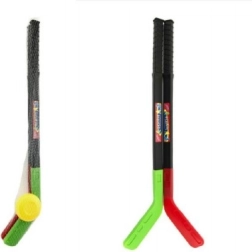 Børnehockeystave med puck TEDDIES 70 cm