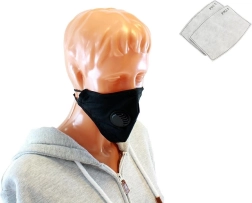 Beskyttende tekstilmaske PM 2,5 med ventil