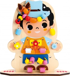 Bino sjov påklædning – træsnøreleg til børn