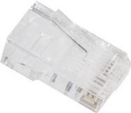RJ45 PLU-6000EZ CAT. 6 UTP (100 stk.)