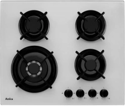 Gas-kogeplade i glas med 13 cm WOK-brænder