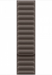 Magnetisk rillet rem gråbrun til etui 46 mm - størrelse S/M