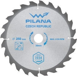 Savklinge PILANA 250 mm, 24 tænder, WZ, SK