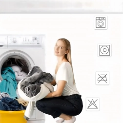 Oversize bærbart tæppe med hætte – unisex, ekstra varmt, rødt