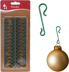 Grønne kroge til julepynt 3,5 cm, 60 stk.