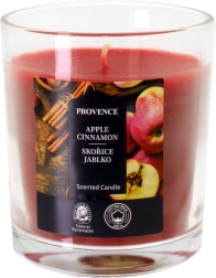 Duftlys i glas Provence kanel og æble 20 t