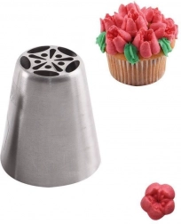 Russisk konditortylle tulipan i rustfrit stål