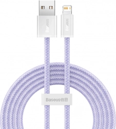USB–Lightning-kabel BASEUS Dynamic 2, 2 m, 2,4 A, lilla