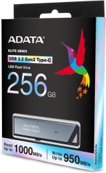 Flashdrev ADATA Elite UE800 256 GB USB 3.2 Gen2 Type‑C