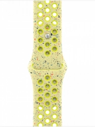 NIKE sportrem til 42 mm etui, neon-gulgrøn, størrelse M/L