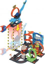 Hot Wheels City T‑Rex-loop – stuntbane med bil