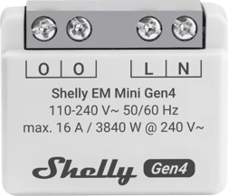Energimåler Shelly EM Mini Gen4 med Wi‑Fi og Matter