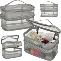 Rejsetoilettaske grå