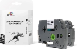 Tape TBTB-TZE231 Brother sort på hvid 12 mm x 8 m 2 stk.