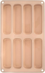 Silikoneform til kiks, beige 28 × 17 × 2 cm