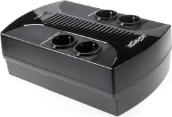 UPS Line-Interactive 650VA med 4x Schuko og LED