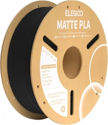 Mat PLA‑filament sort fra ELEGOO