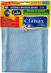 Mikrofiberklud til glas SAFÍR 40 × 40 cm, 290 g/m²