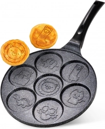 Granitpande til æg med 7 forme 26 cm