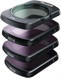 Sæt af filtre til objektiv CPL + ND16/64/256 TELESIN til DJI Osmo Pocket 3