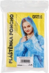 Regnslag Poncho af polyethylen, universal størrelse