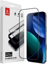 3D beskyttelsesglas Armour til iPhone 17 Pro Max med installationsramme