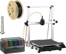 Anycubic Kobra 3 Max Combo 3D-printer med multifarvet print, dyse og PLA-filament gratis