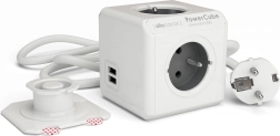 PowerCube Forlænget strømskinne USB 3m 2404/FREUPC grå