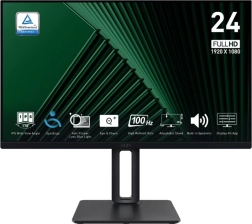 Skærm 23,8" MSI PRO MP245PG LED, Full HD, 100 Hz, sort