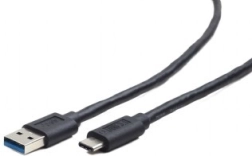 USB 3.0-kabel USB‑C (A han til USB‑C han), 0,5 m, sort