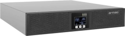ARMAC UPS on-line 1000 VA til rack, 4× IEC C13, USB‑B, LCD, metalchassis